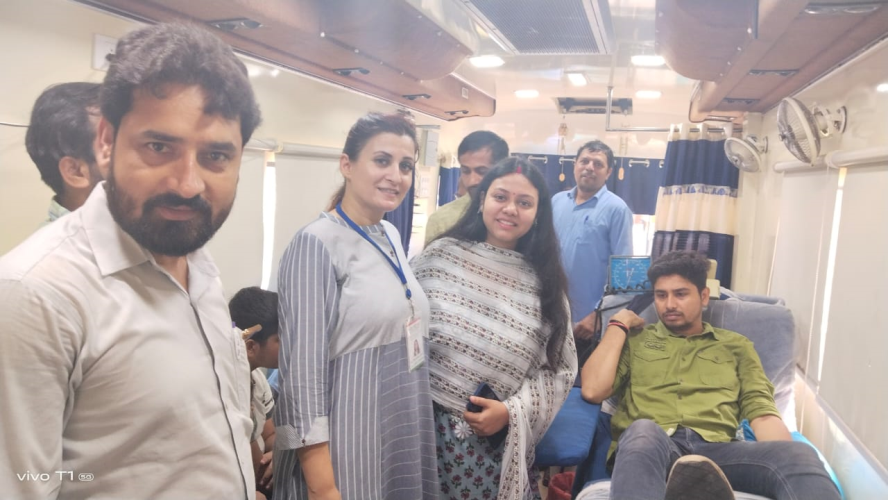 Health and Blood Donation Camp